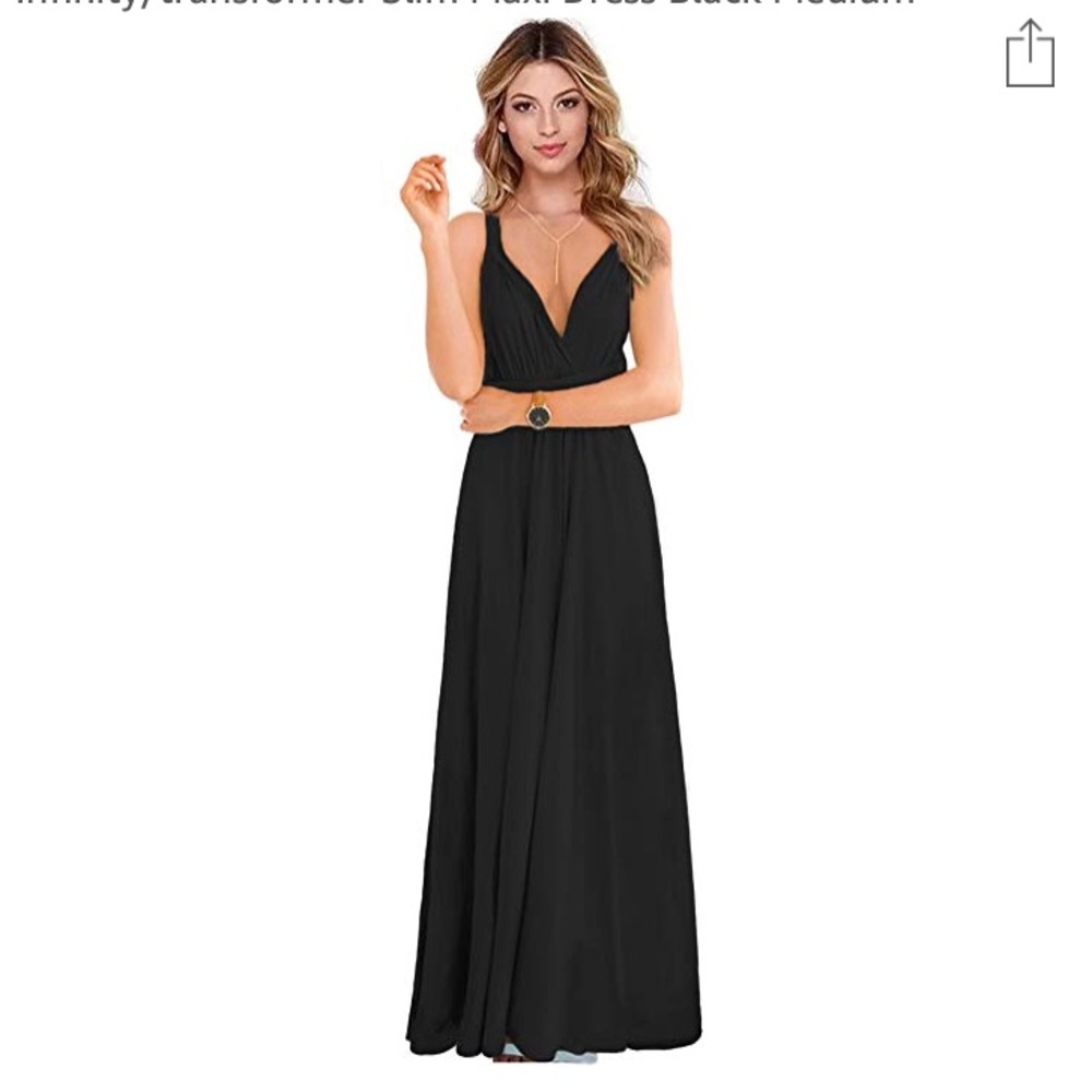 Convertible Dress-Black